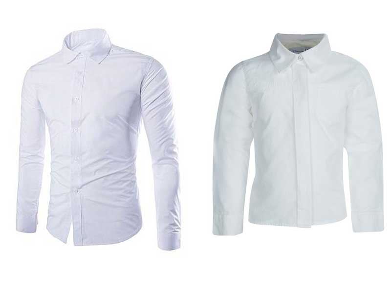 پیراهن سفید مردانه با شلوار جین